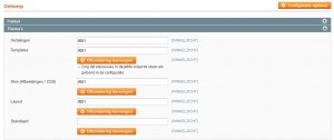 Magento theme activeren